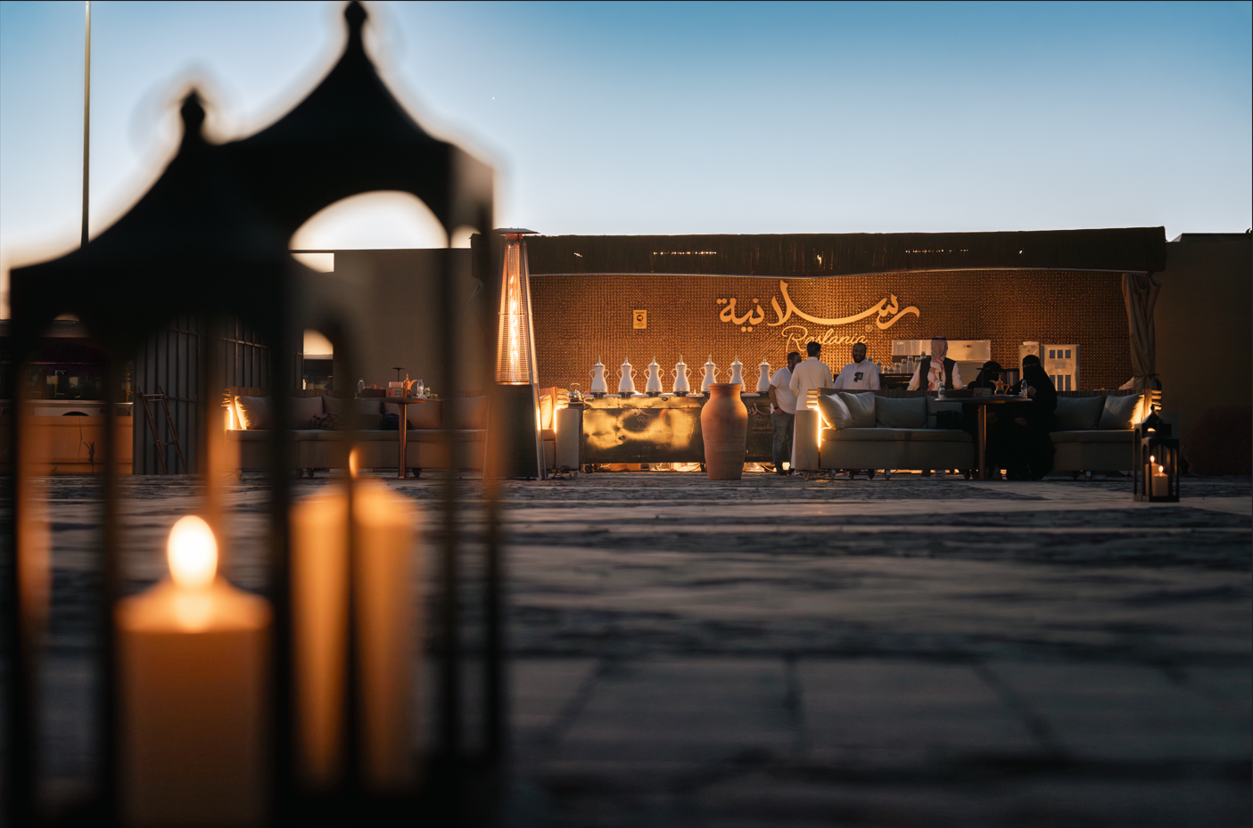 تصوير فني لمقهة رسلانية